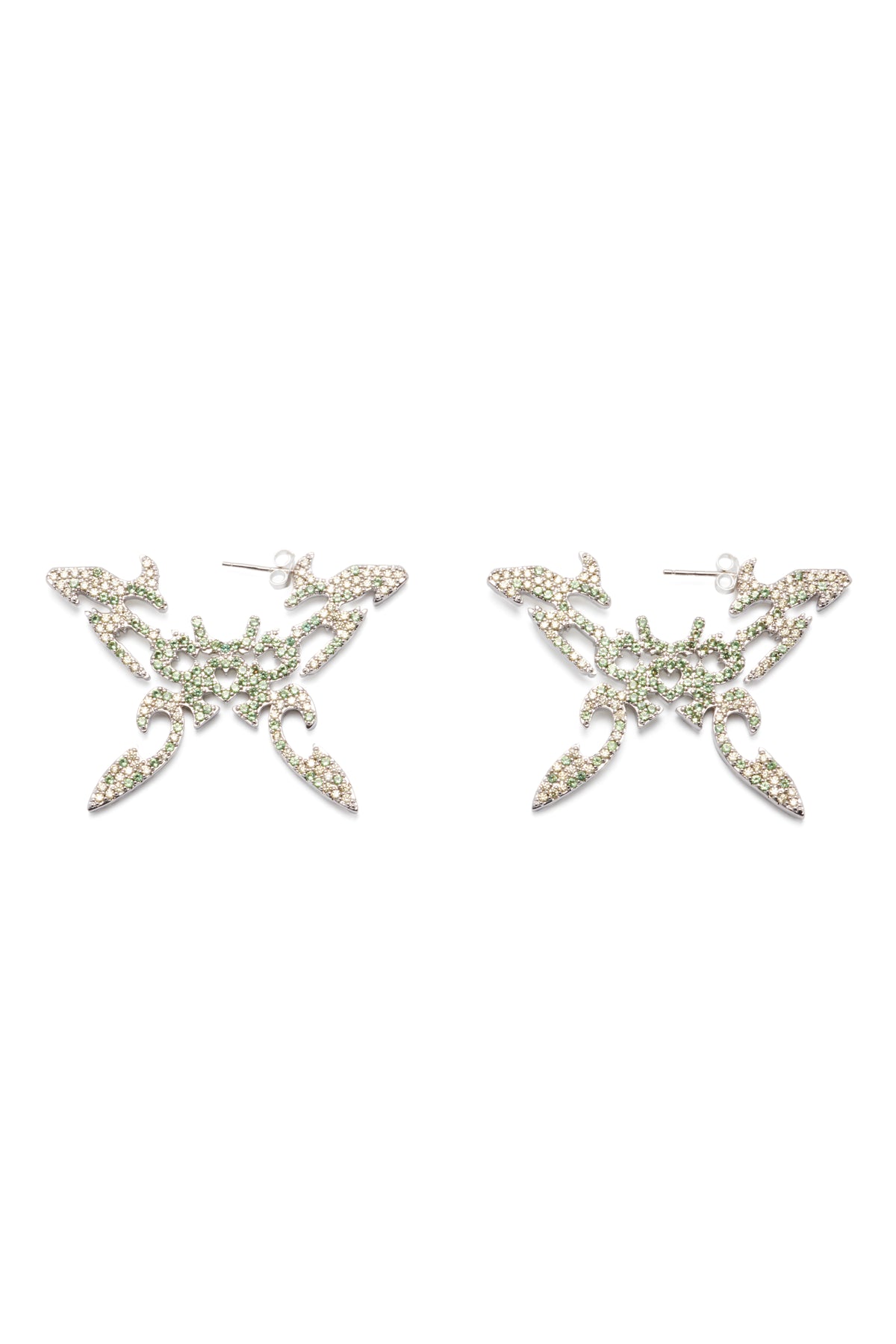 APPLE BUTTERFLY TATTOO EARRINGS