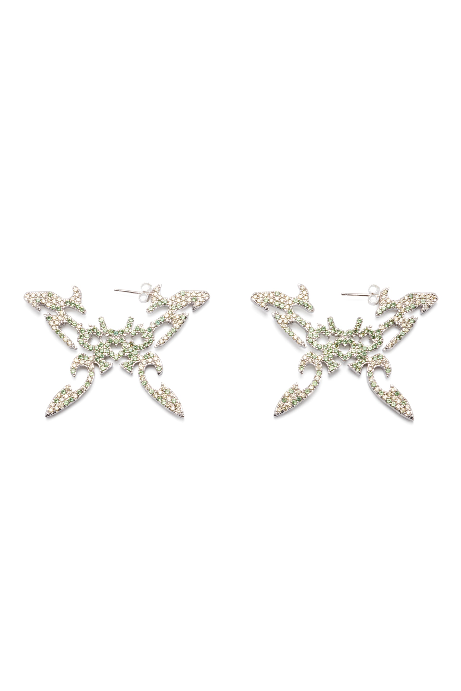 APPLE BUTTERFLY TATTOO EARRINGS
