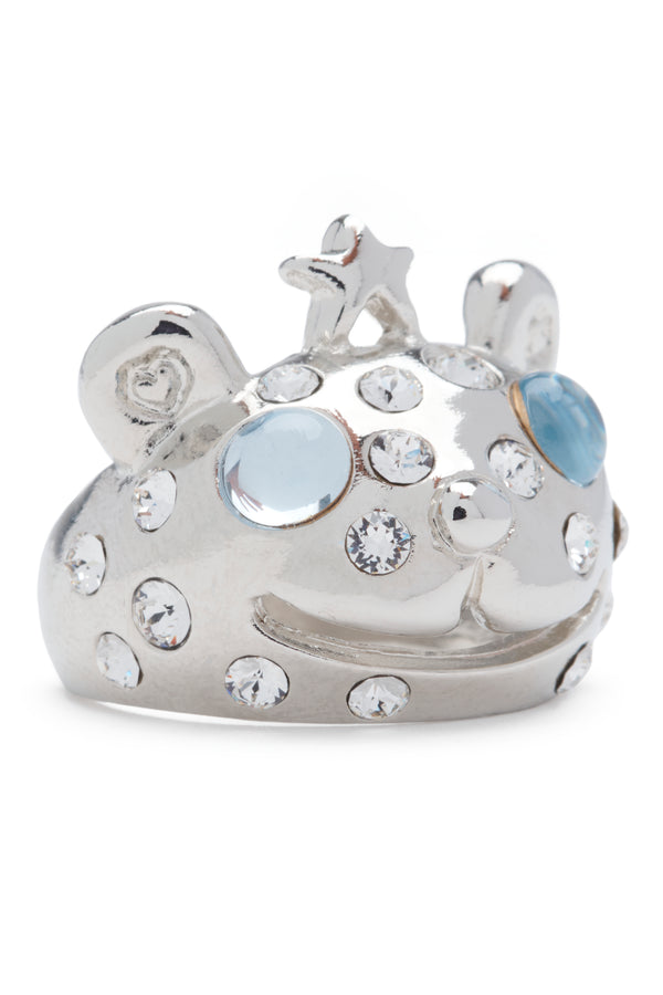 SILVER SKY FRECKLES PRINCESS BEAR RING