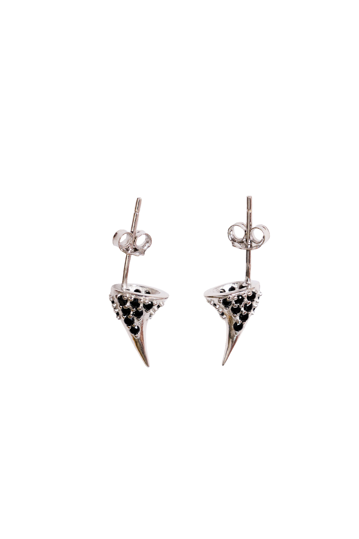 DIAMOND RHINESTONE HORN STUDS