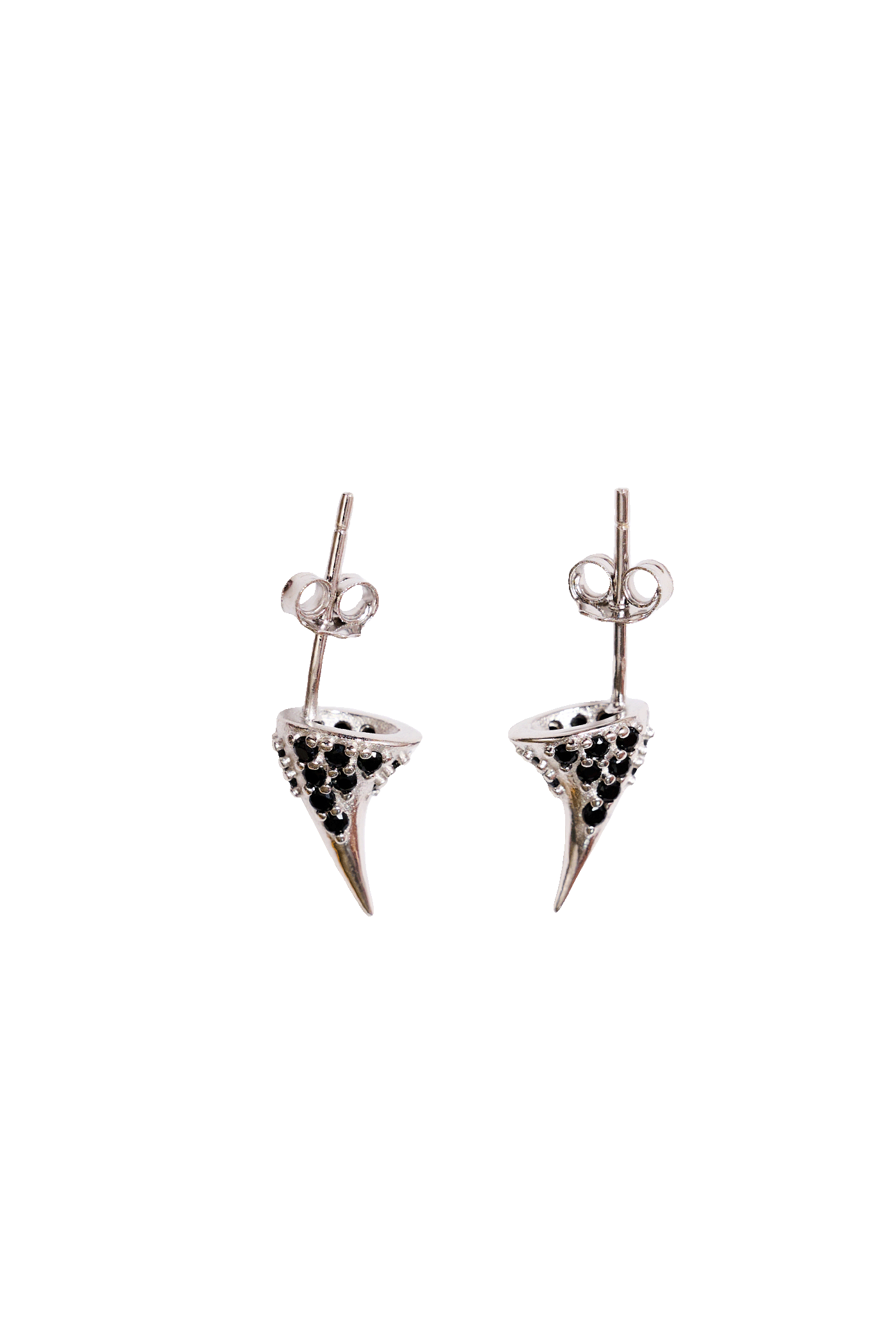 DIAMOND RHINESTONE HORN STUDS