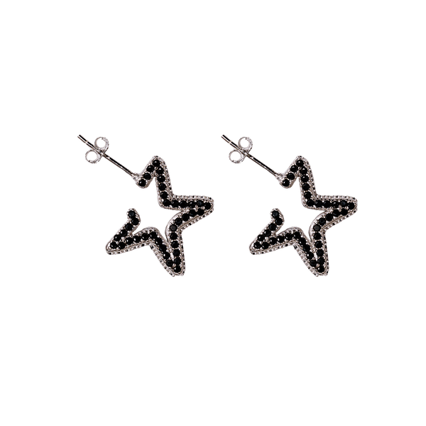 Gift cute star shape diamond stud earrings online – Radiant Bay
