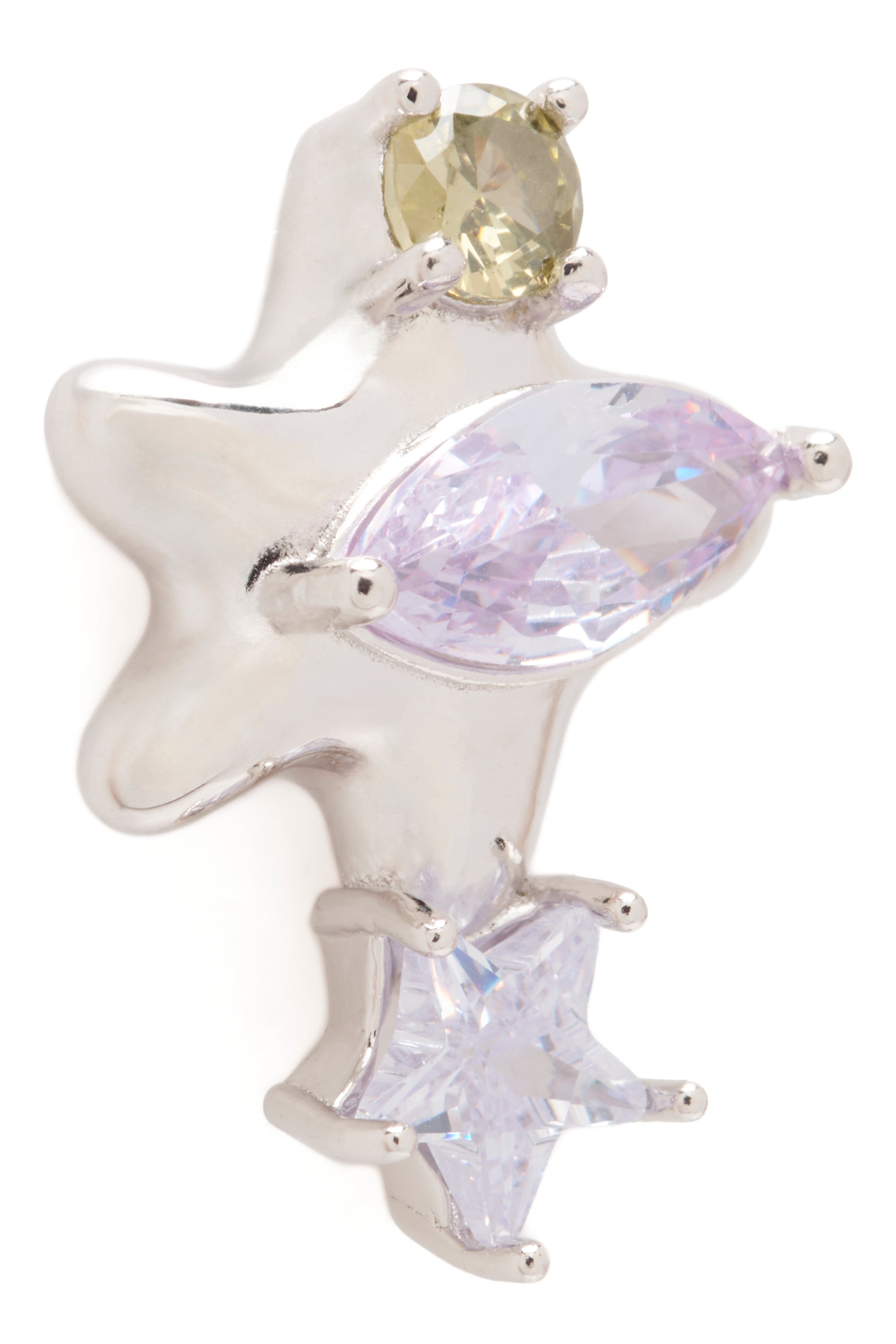AMETHYST CANARY CONSTELLATION STUDS