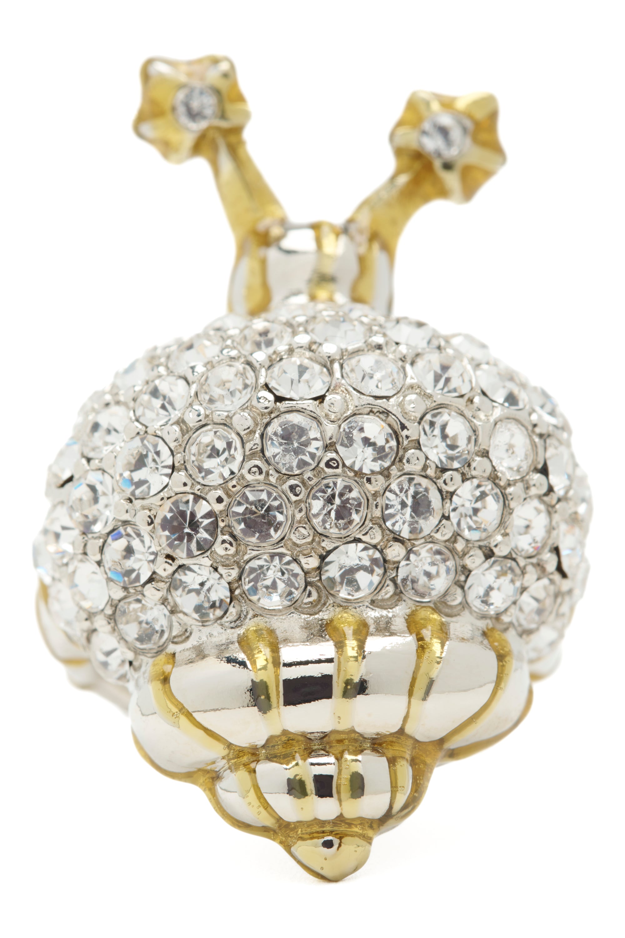 GOLD STRIPE SNAIL RING