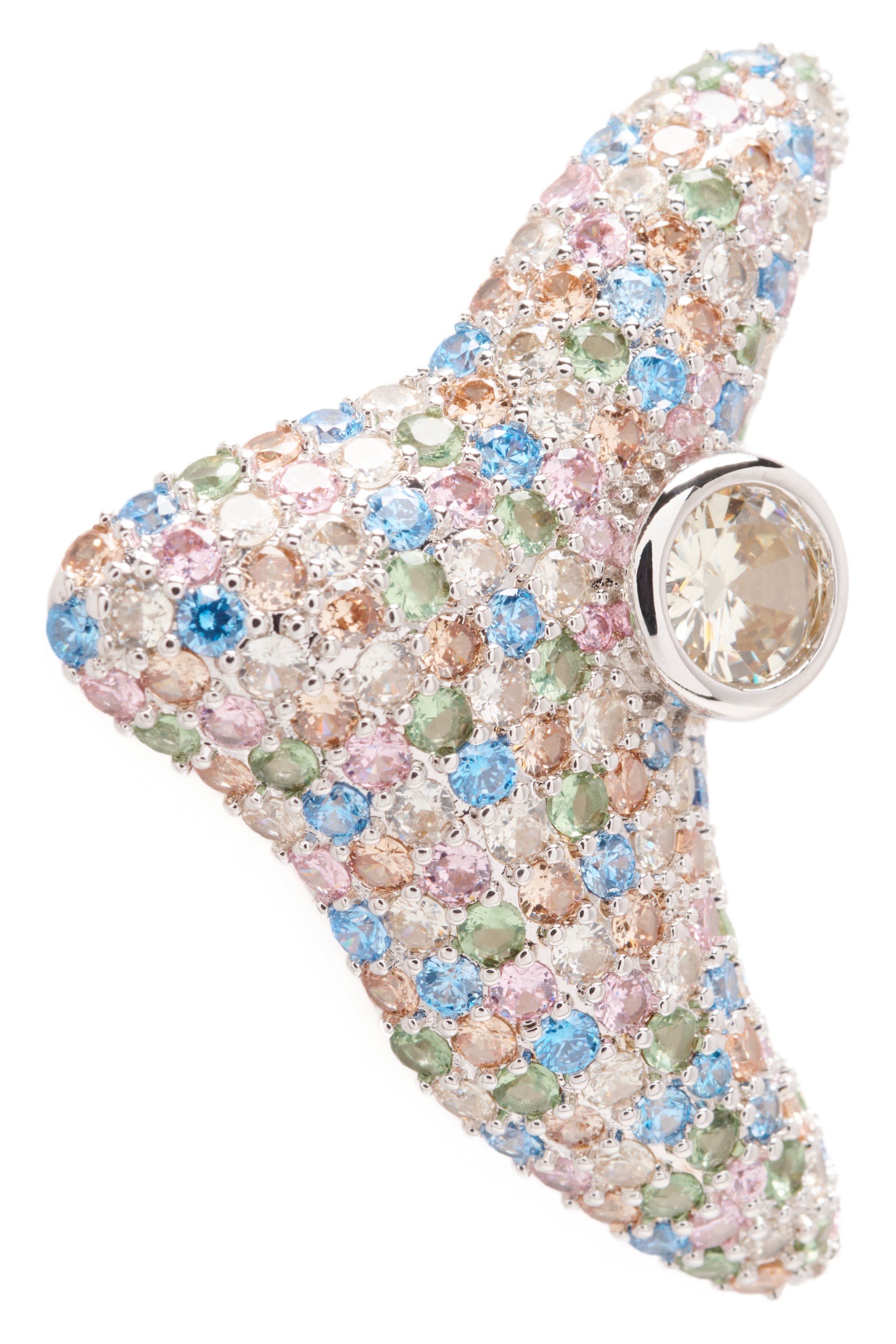 PINK PASTEL SUPER TRIGON STUDS