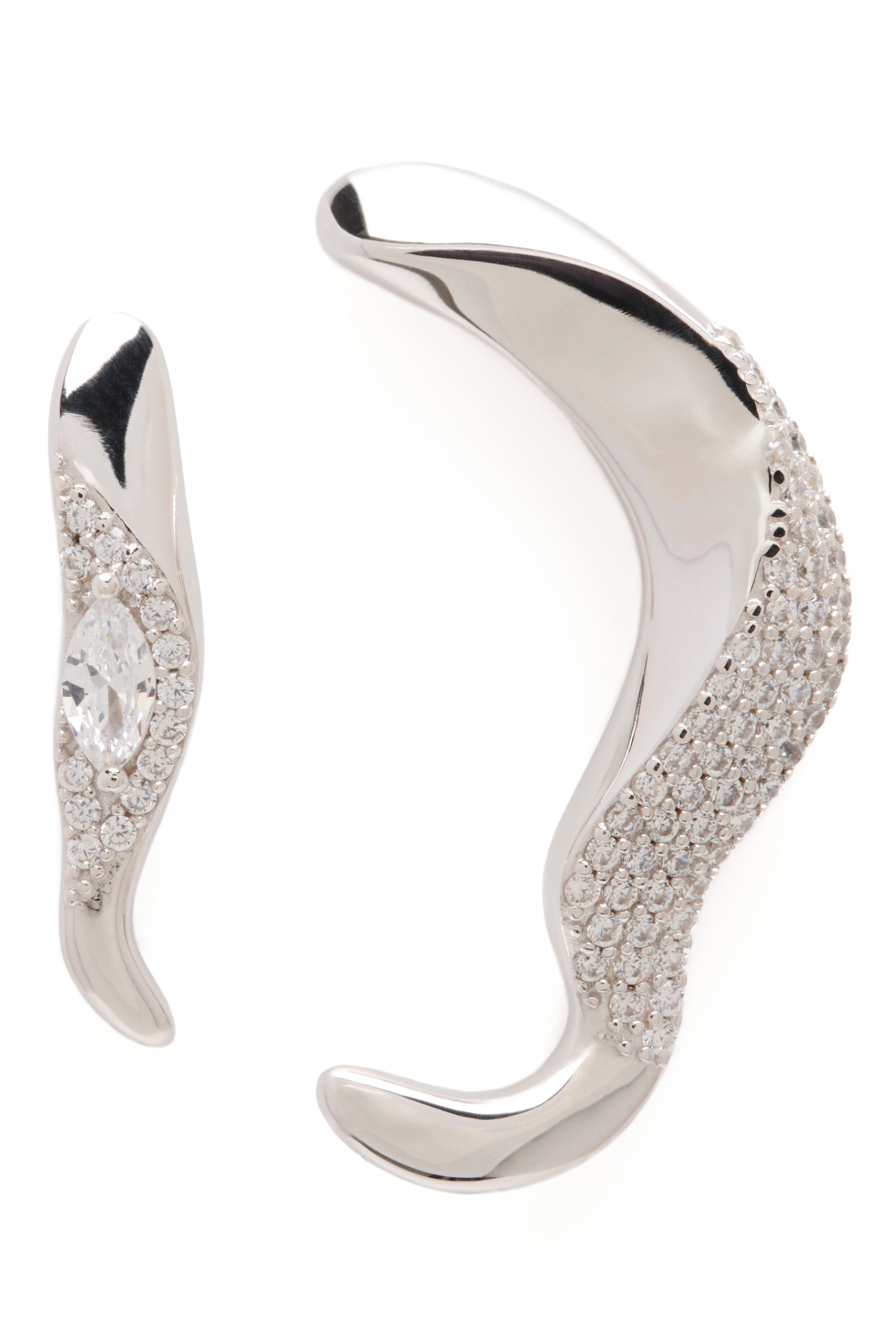 CRYSTAL CLEAR SORREL EARRING