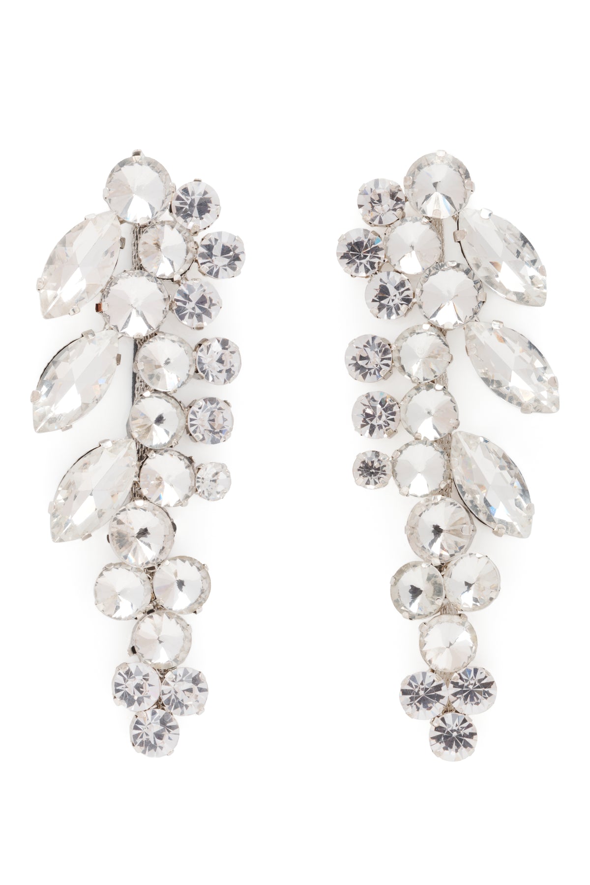 CRYSTAL CLEAR CHANDELIER EARRING
