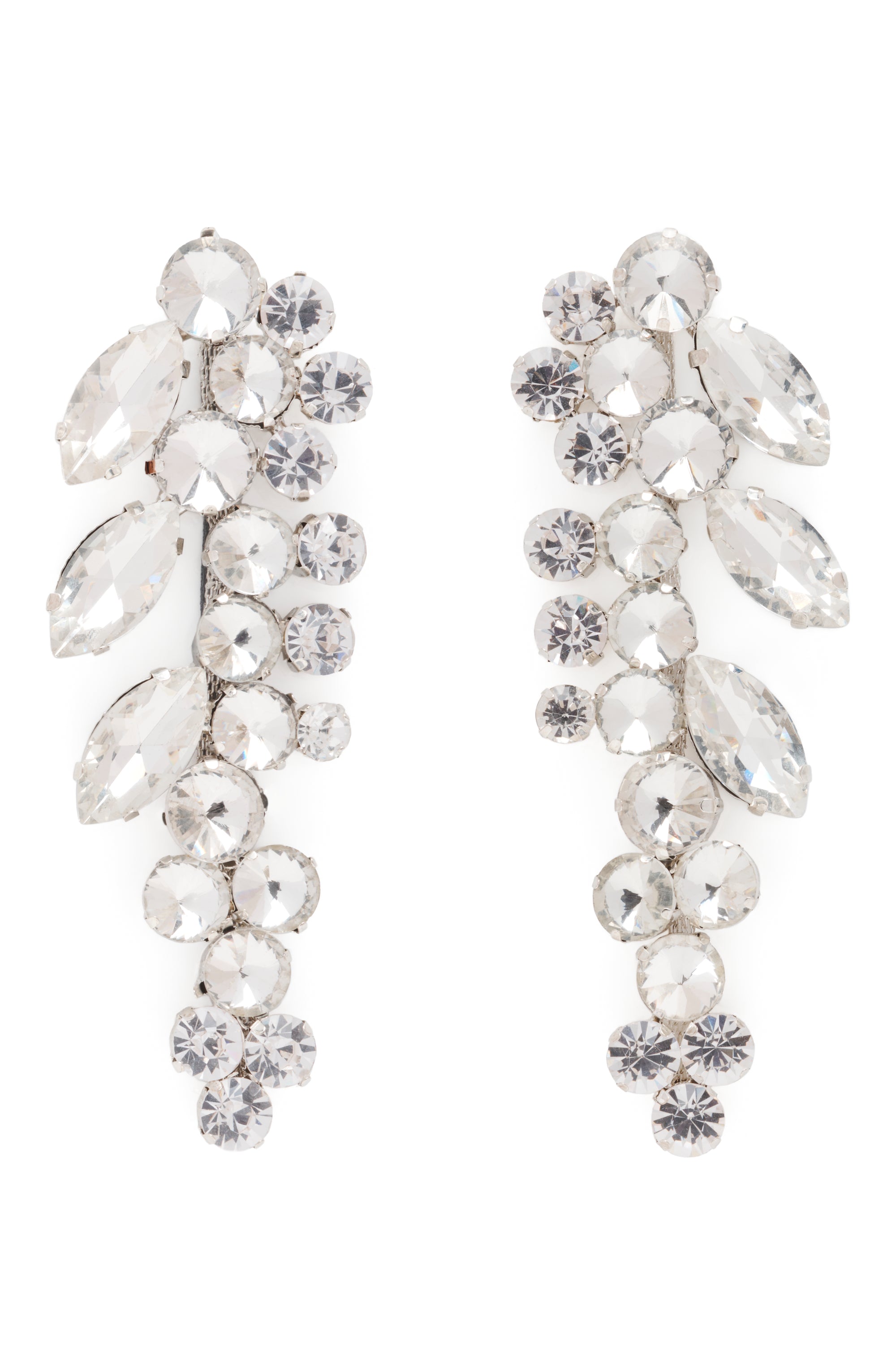 CRYSTAL CLEAR CHANDELIER EARRING