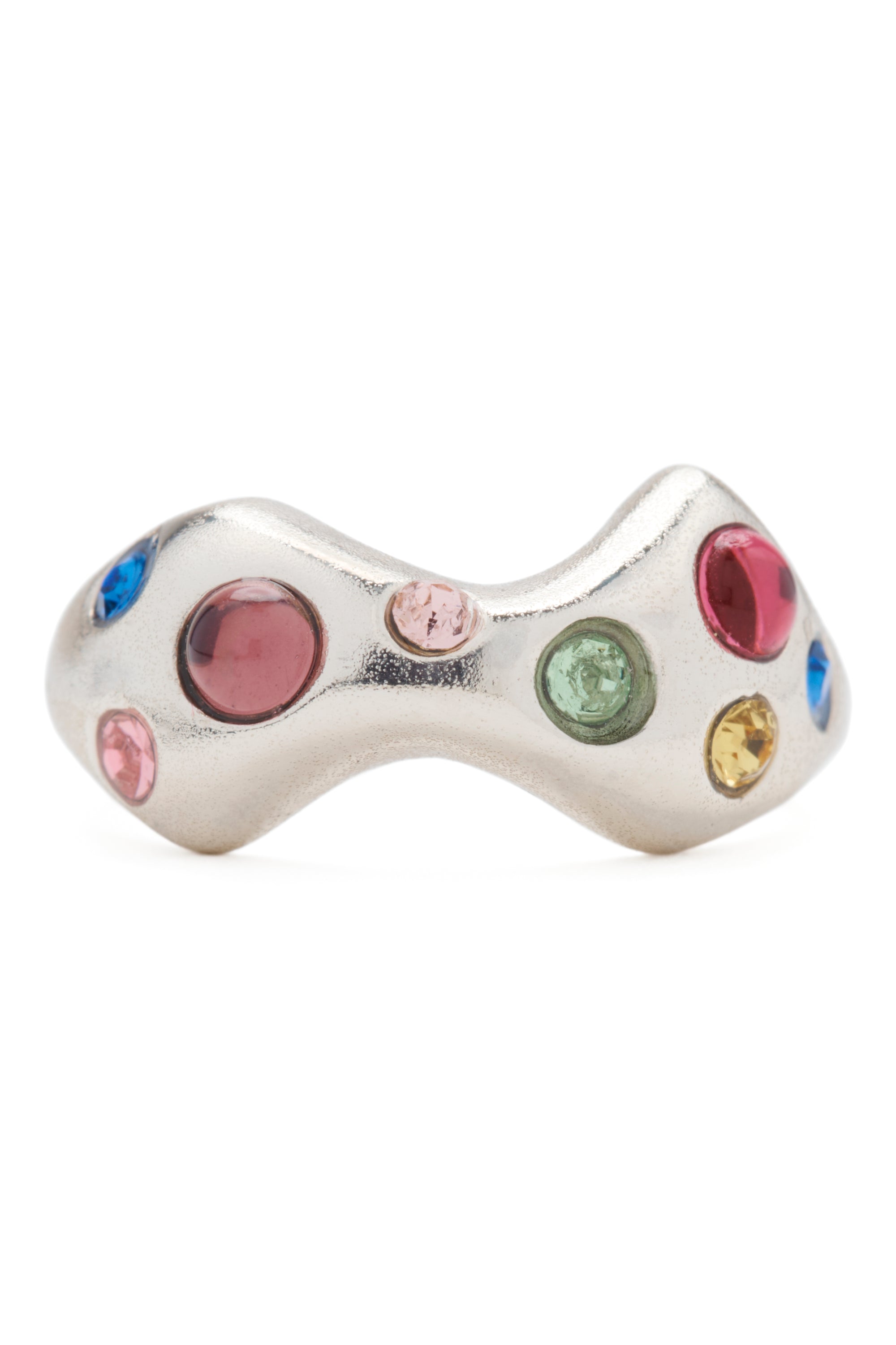 SILVER MULTI BAT TOE RING