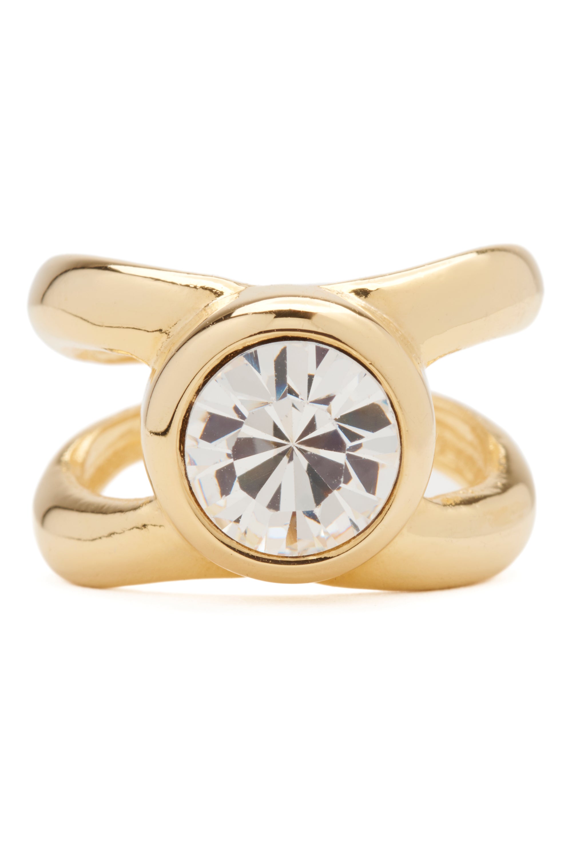 GOLD CLEAR CULLEN RING