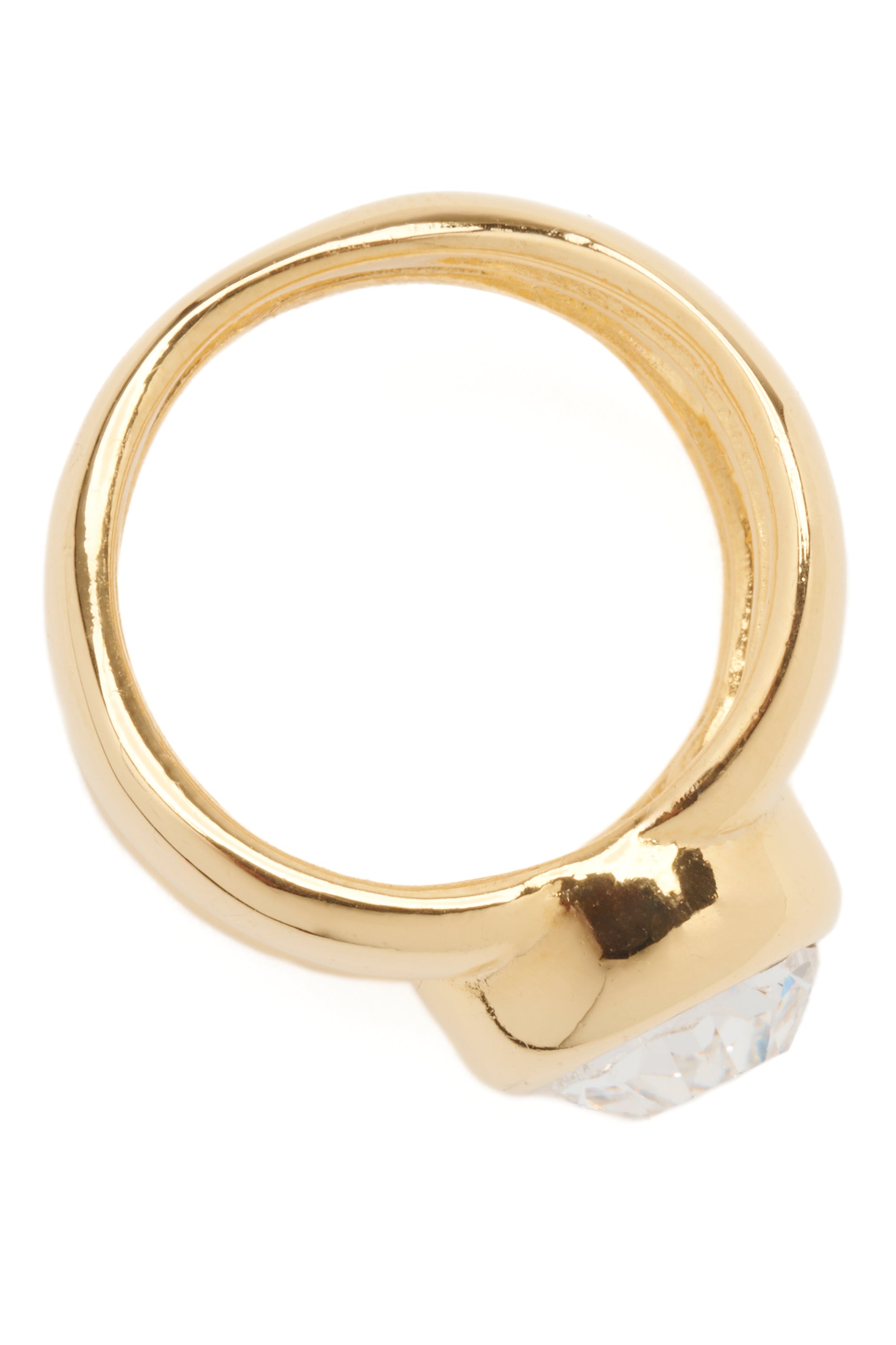 GOLD CLEAR CULLEN RING