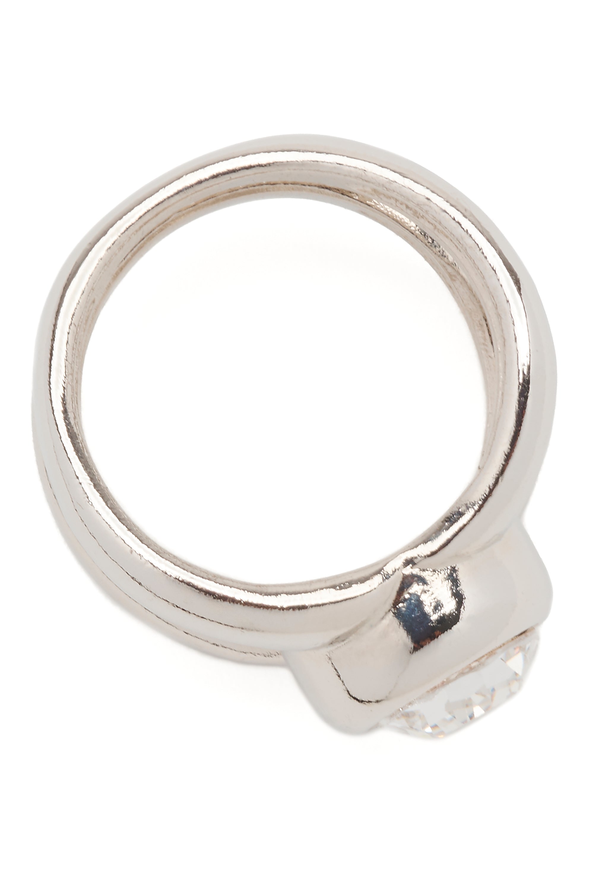 SILVER CLEAR CULLEN RING