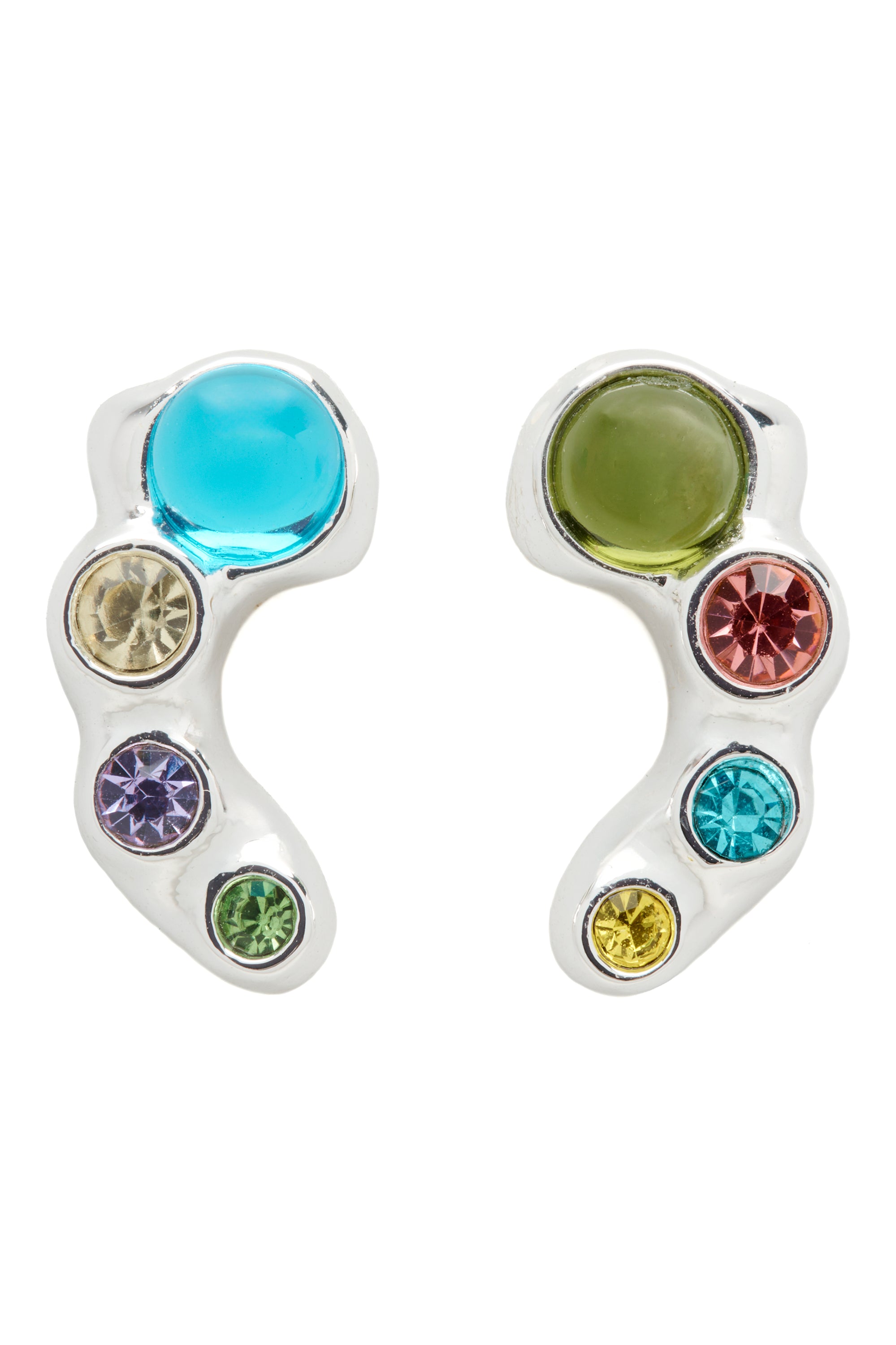 SILVER MULTI ESME EARRINGS