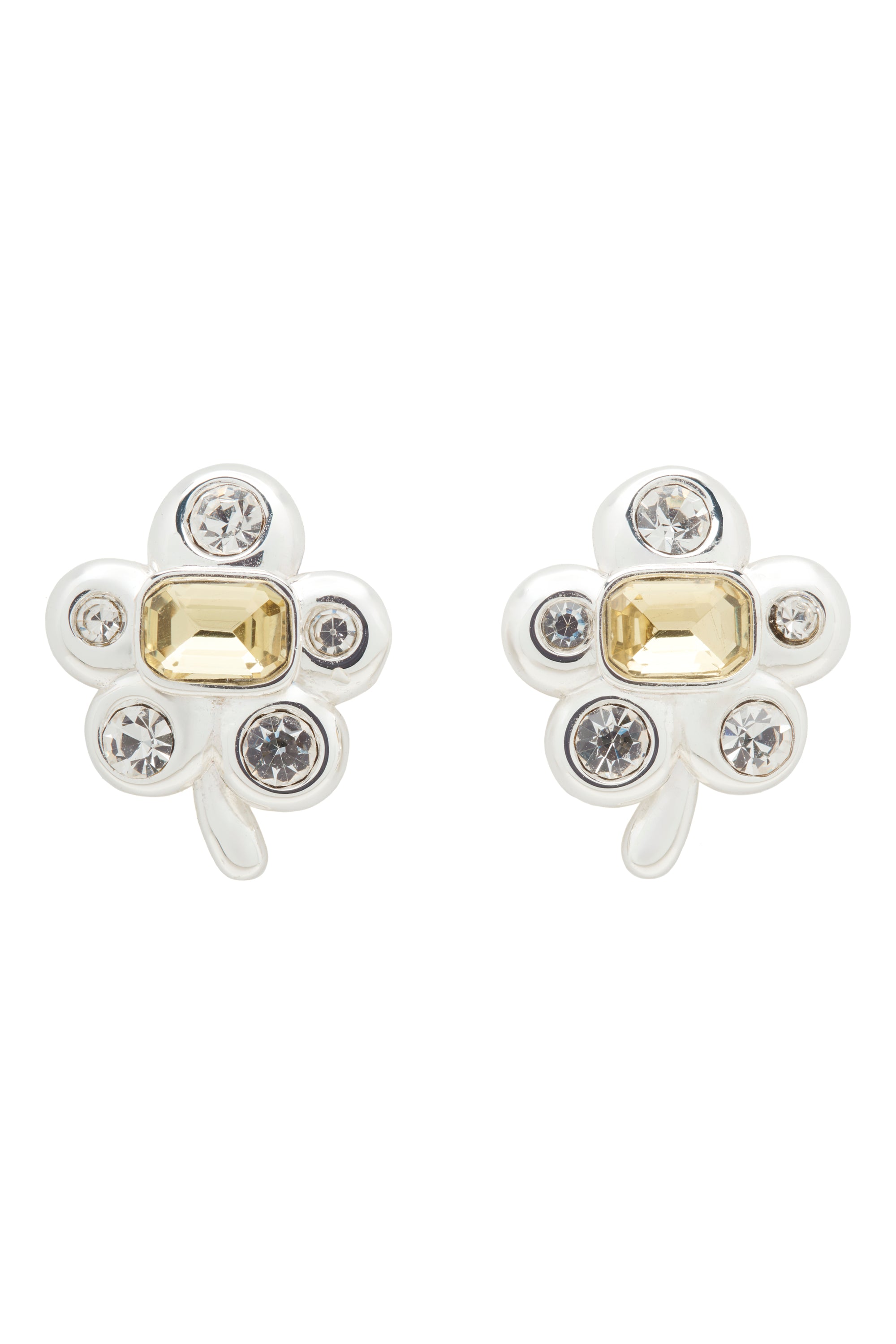 SILVER LEMON DAIZE EARRINGS