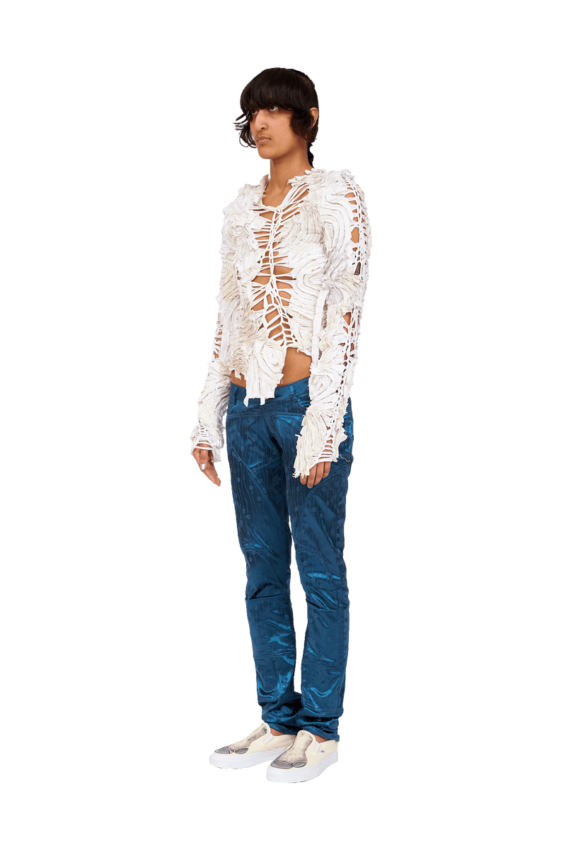 OFF WHITE CHIRP LONG SLEEVE TOP