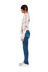 OFF WHITE CHIRP LONG SLEEVE TOP