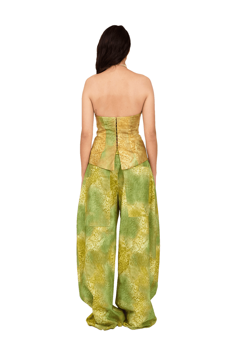 GREEN GECKO RATTLE CORSET