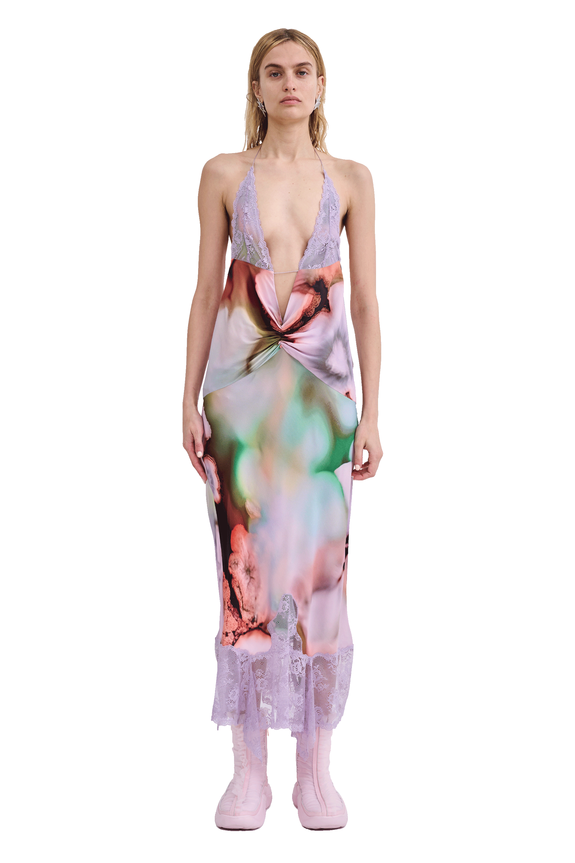 MOLD COURT SLIP DRESS