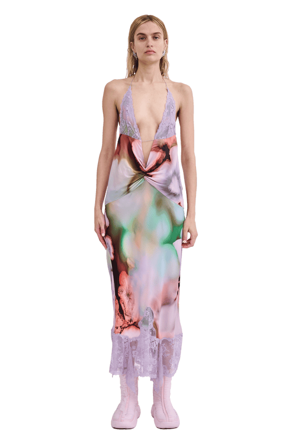 MOLD COURT SLIP DRESS