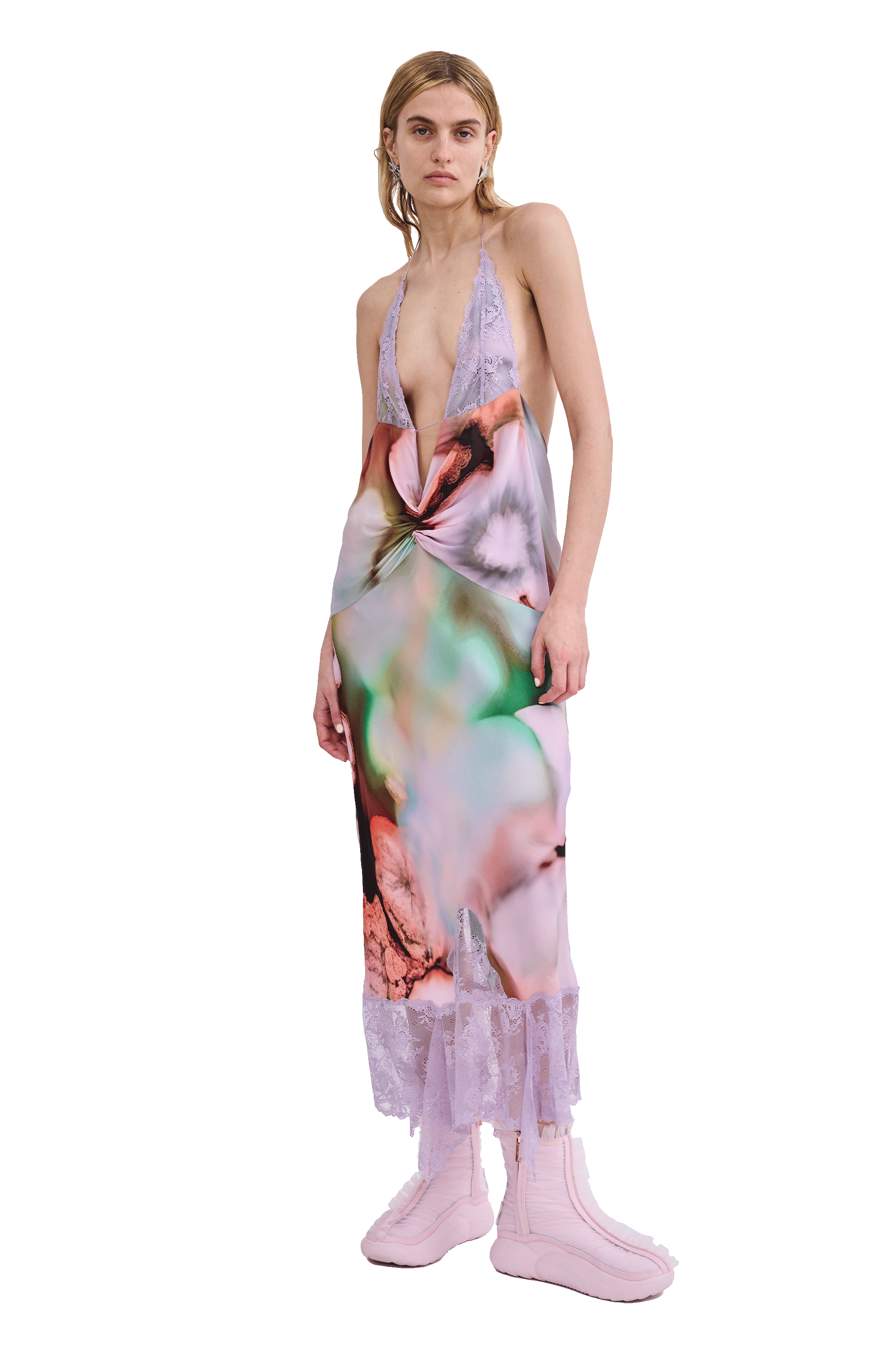 MOLD COURT SLIP DRESS
