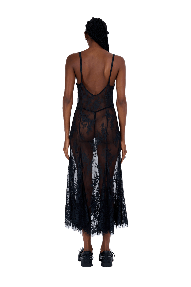 BLACK PAMELA DRESS