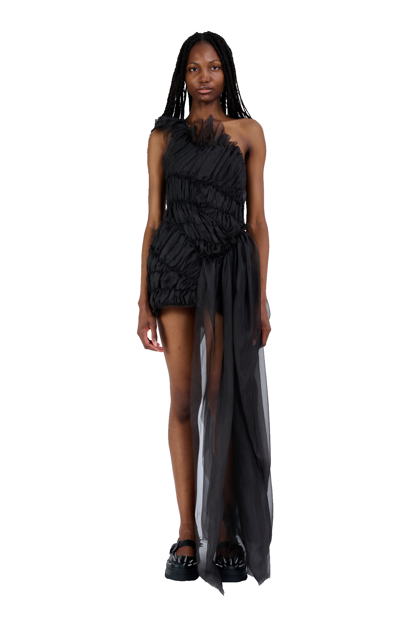 CHARCOAL JAZZELLE GOWN