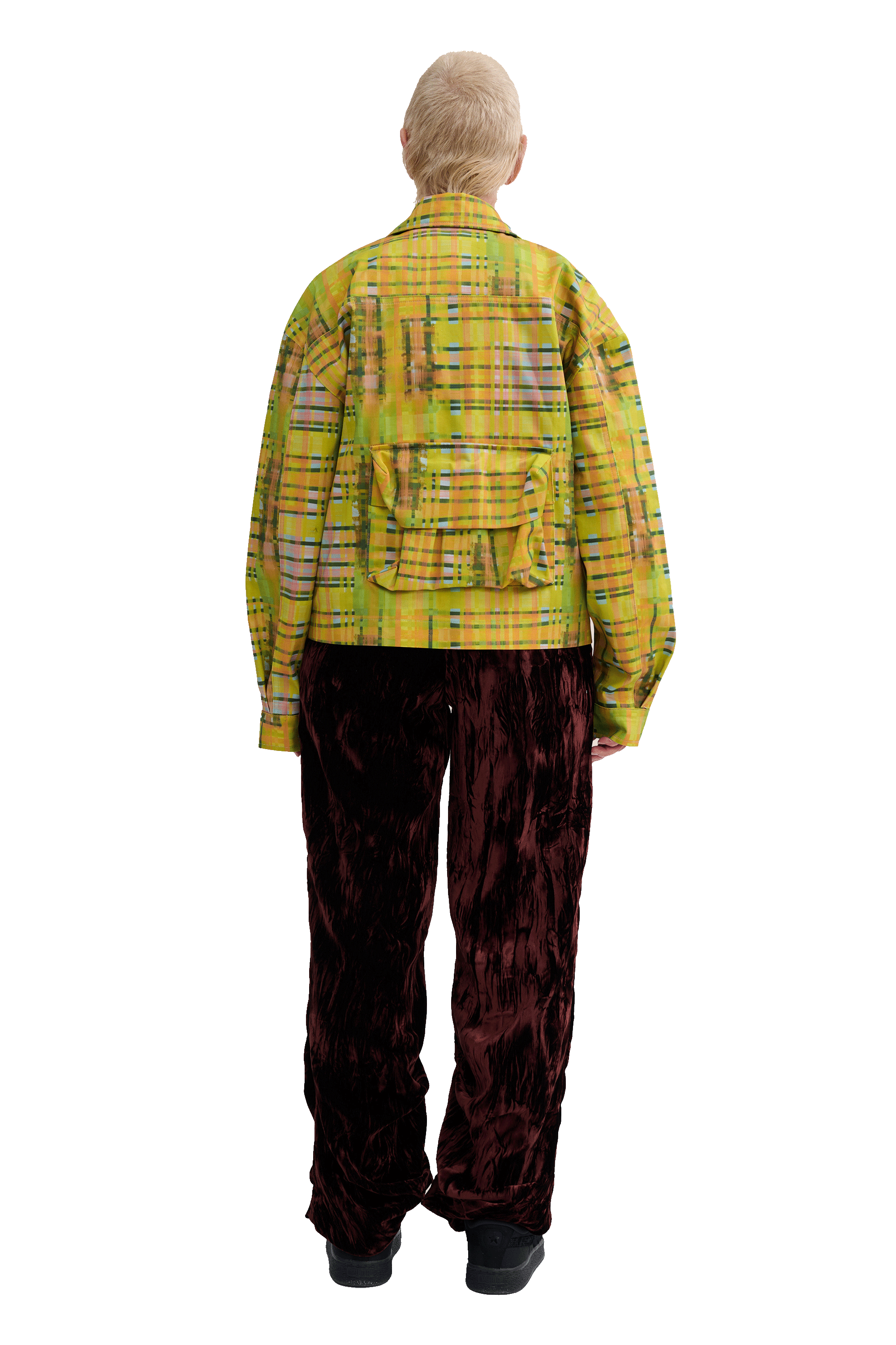 LIME PLAID NASH JACKET