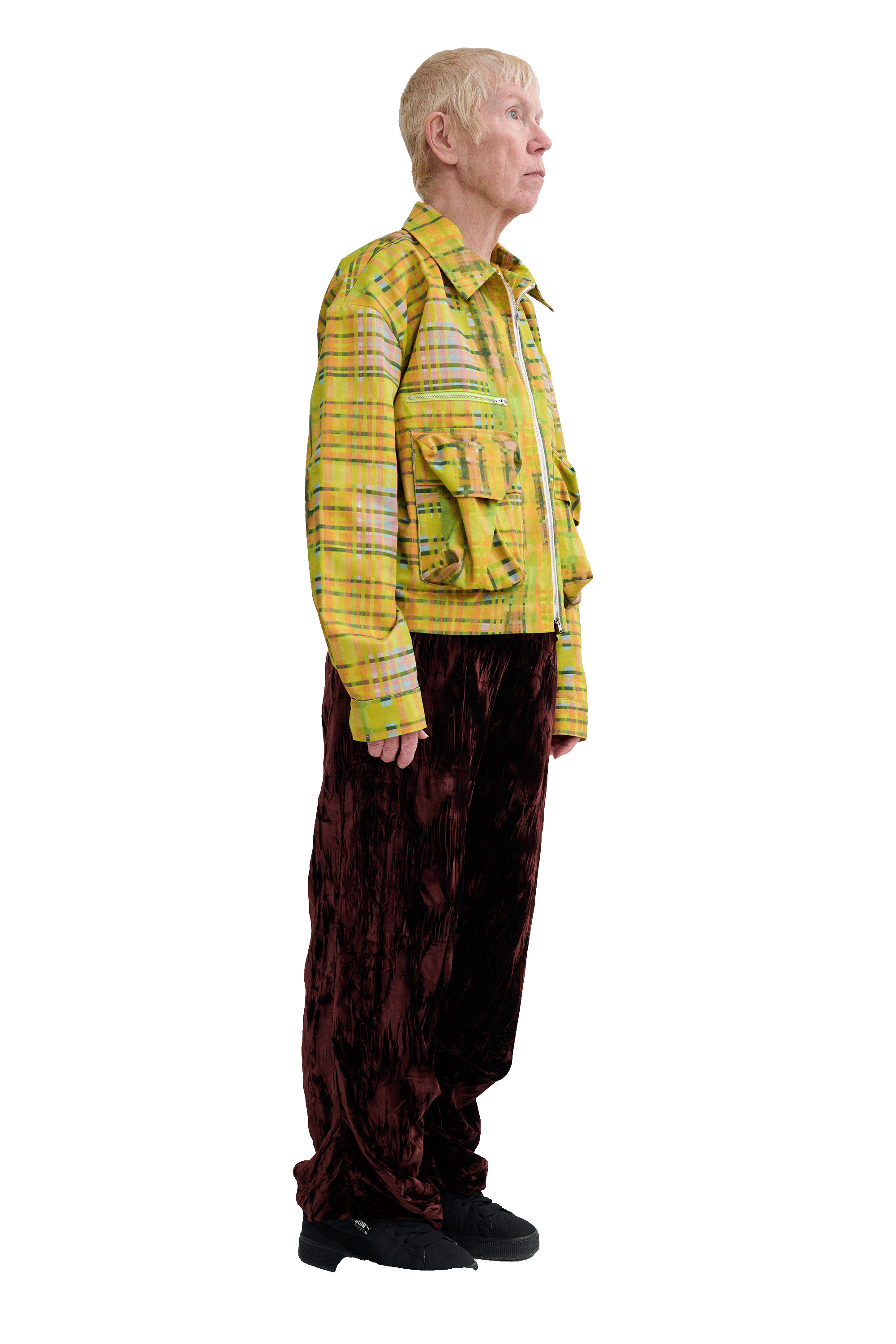 LIME PLAID NASH JACKET