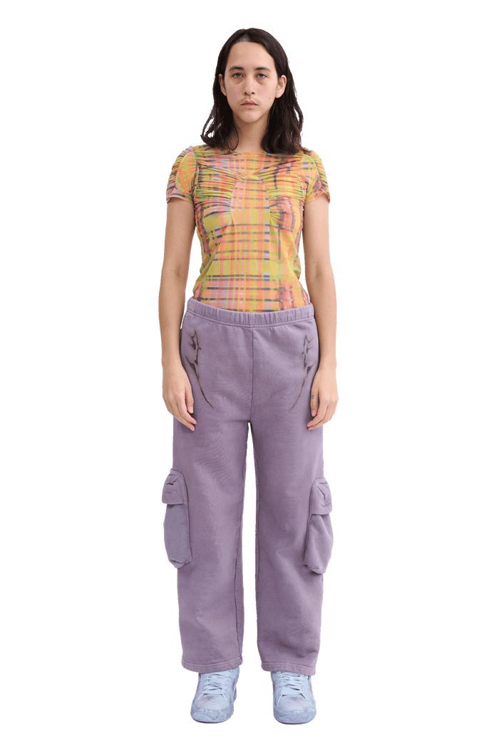 collina strada MAUVE CARGO SWEATPANT SMALL