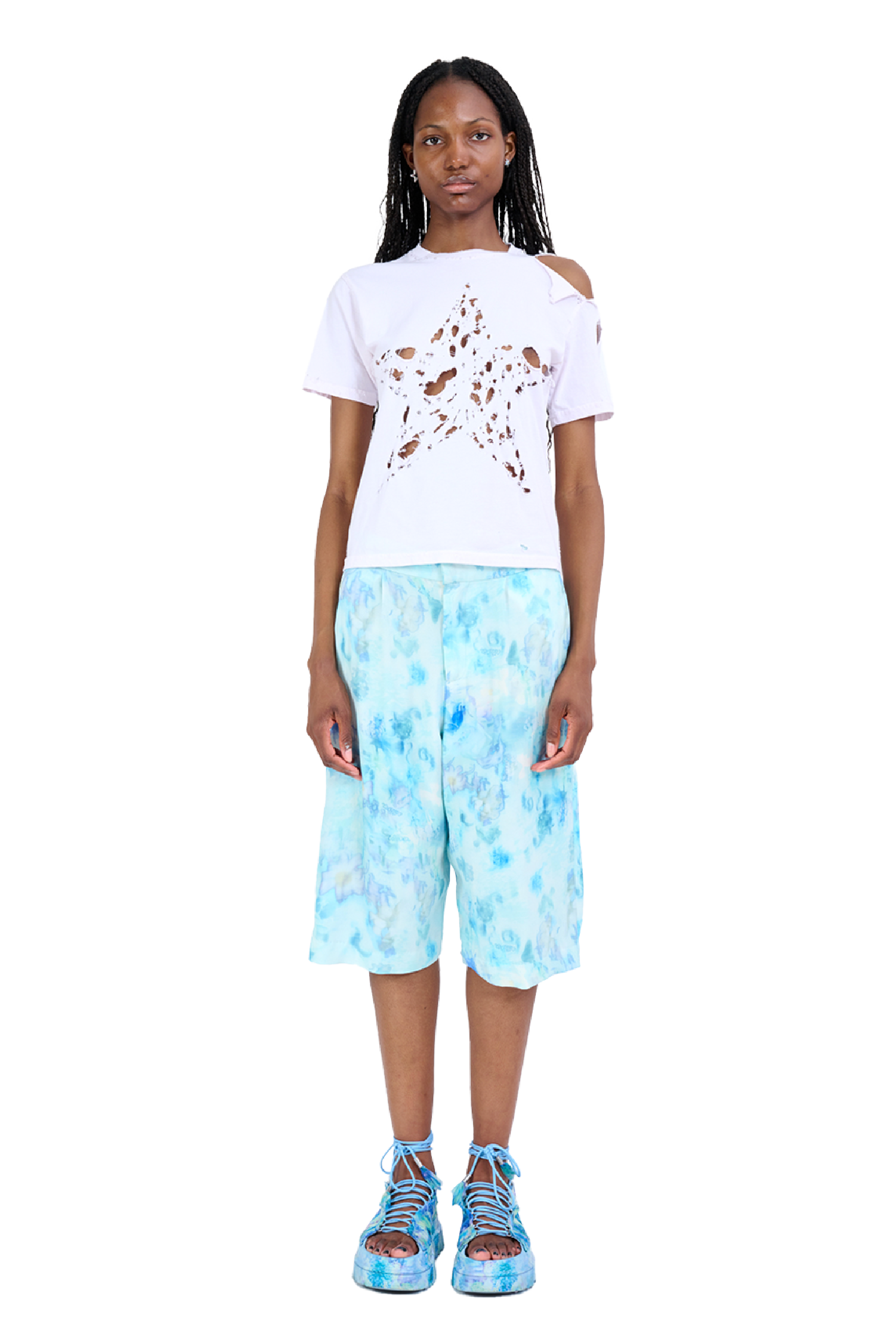 SKY SHADOW FLORAL DANTE SHORT