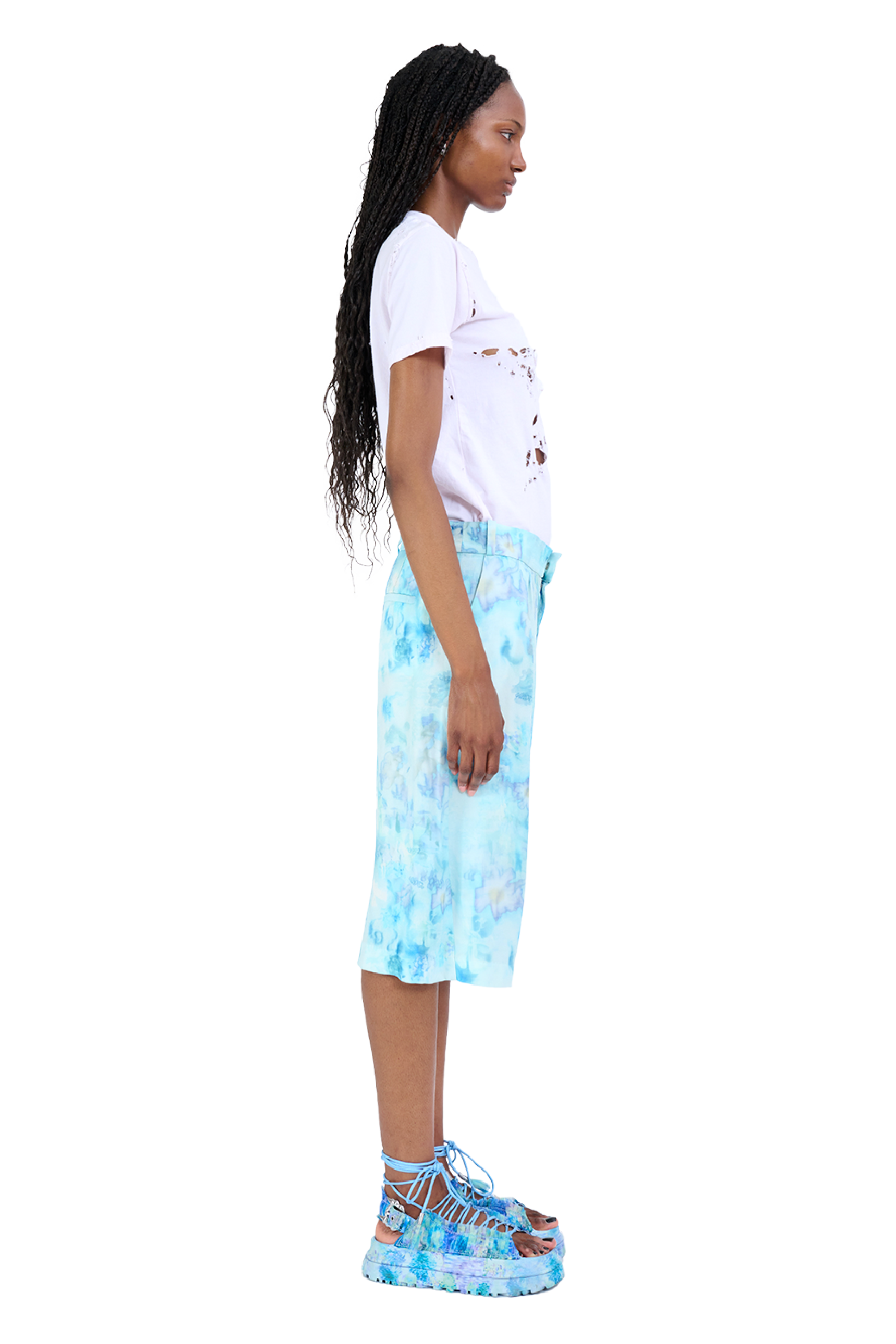 SKY SHADOW FLORAL DANTE SHORT
