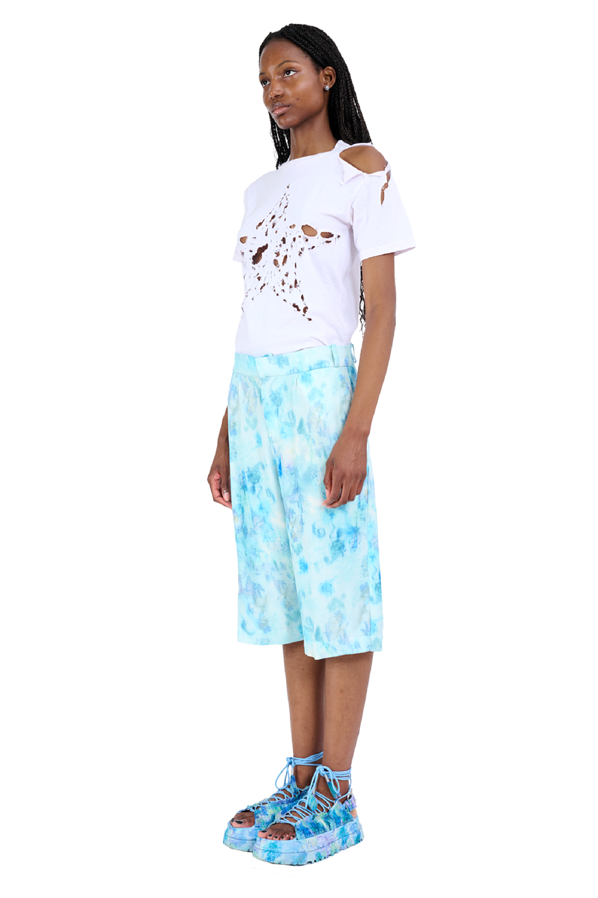 SKY SHADOW FLORAL DANTE SHORT