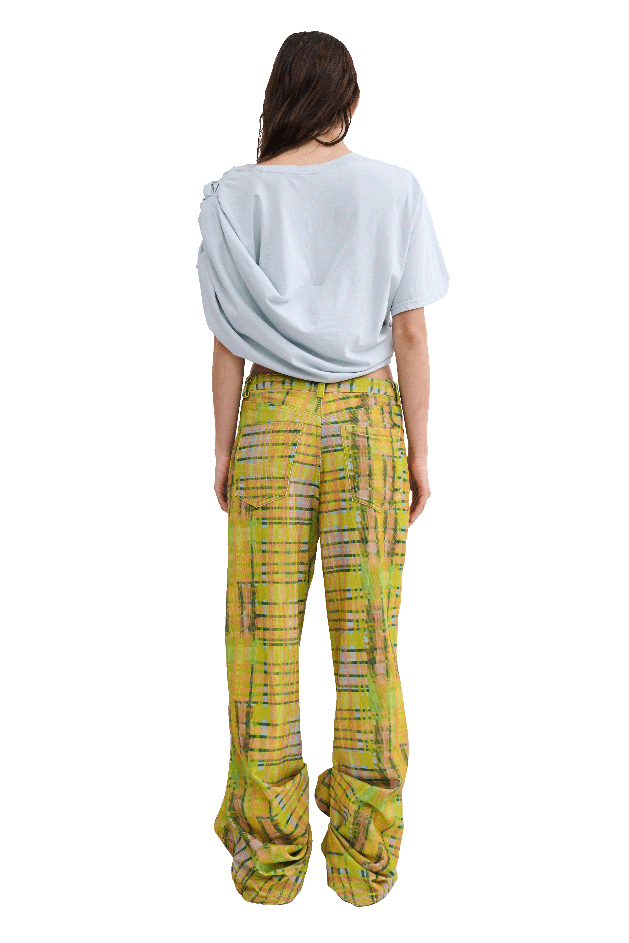 LIME PLAID DANTE JEAN