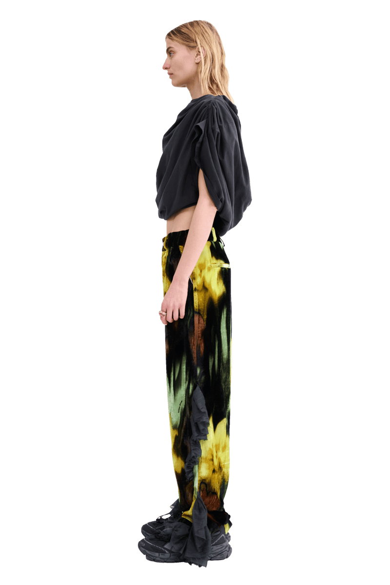 MELTING BLOOM DANTE RUFFLE TROUSER