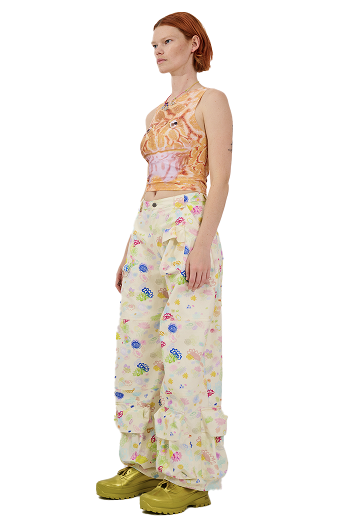 BLOOM DOODLE GARDEN CARGO PANT COLLINA STRADA Collina Strada