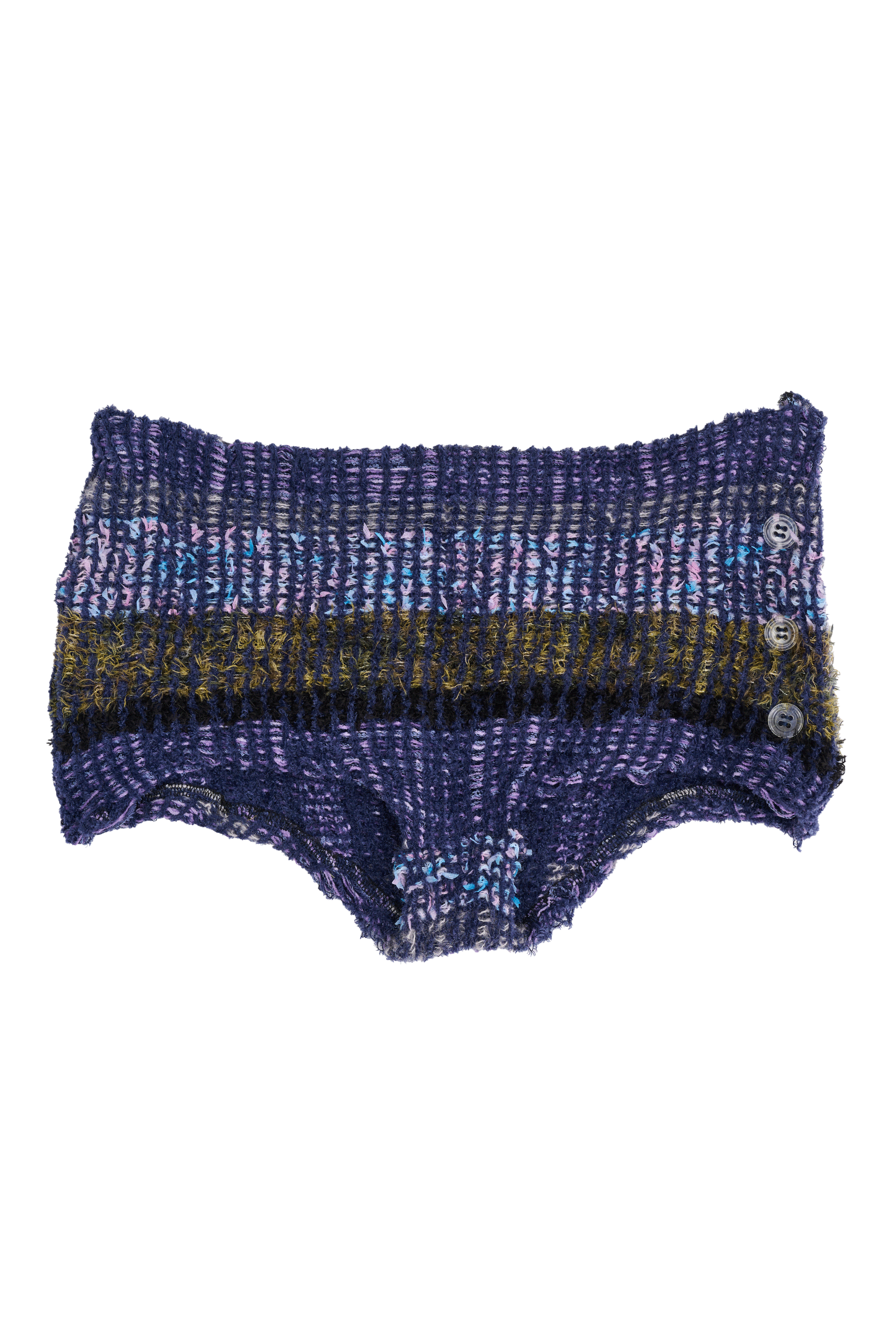 VITELLI PURPLE PLAID TAP SHORTS