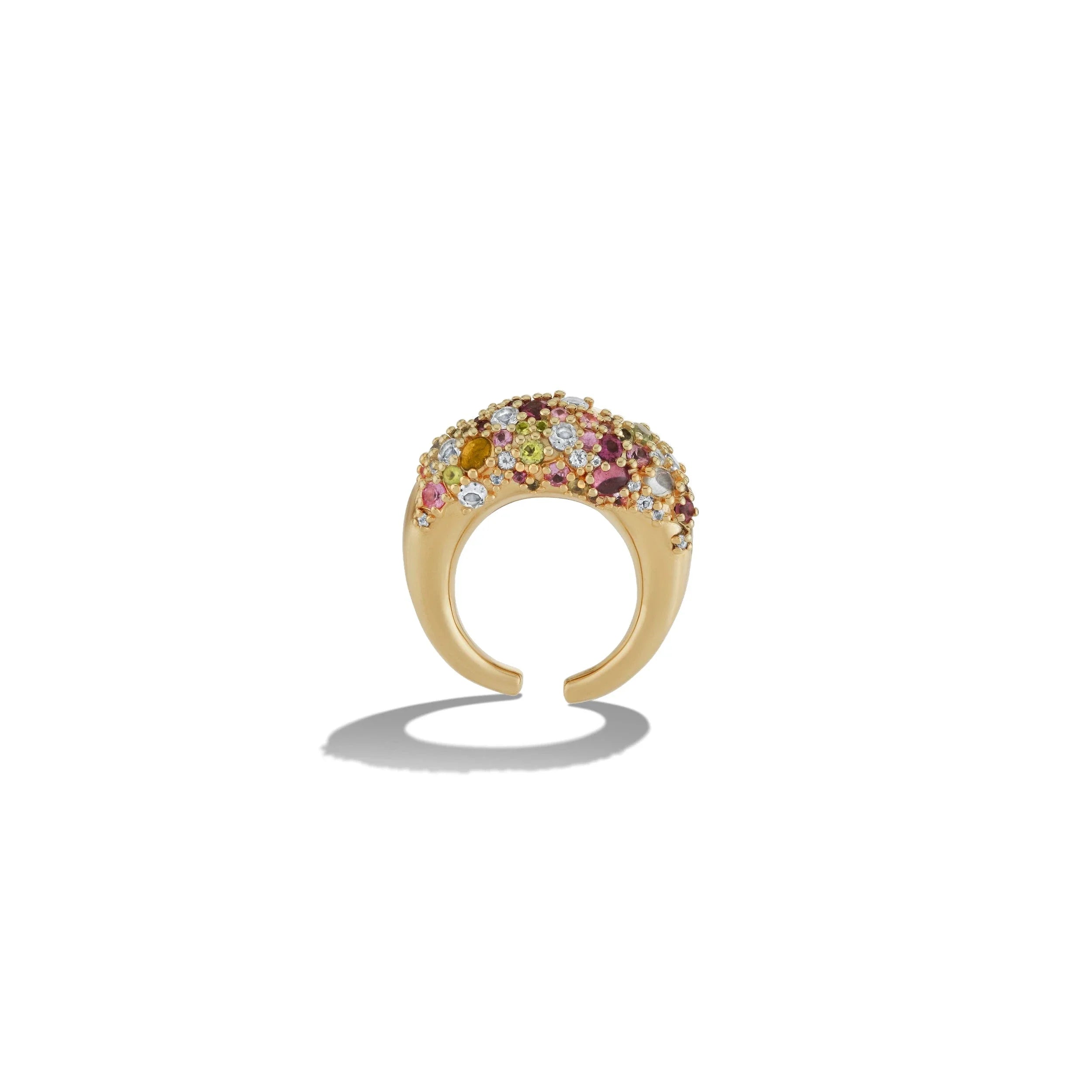 Encrusted Abstract Ear Cuff