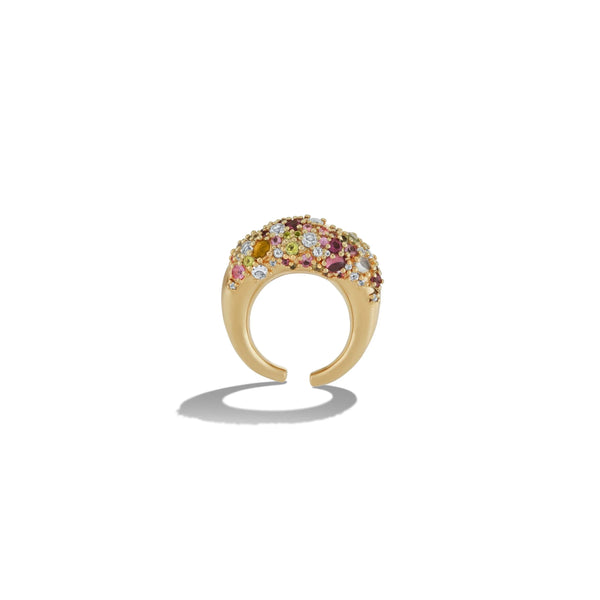 Encrusted Abstract Ear Cuff