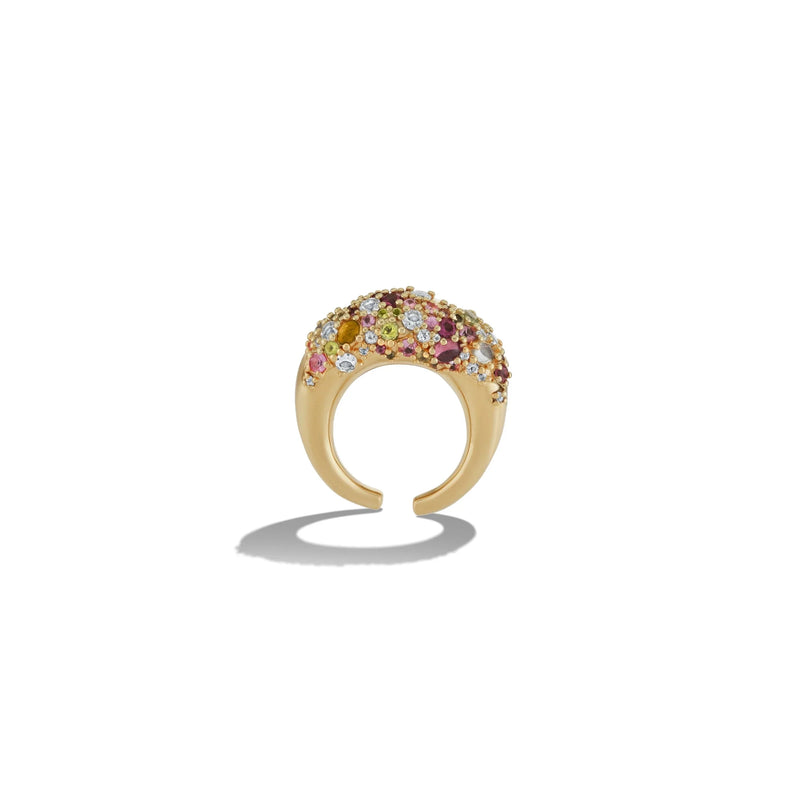 Encrusted Abstract Ear Cuff