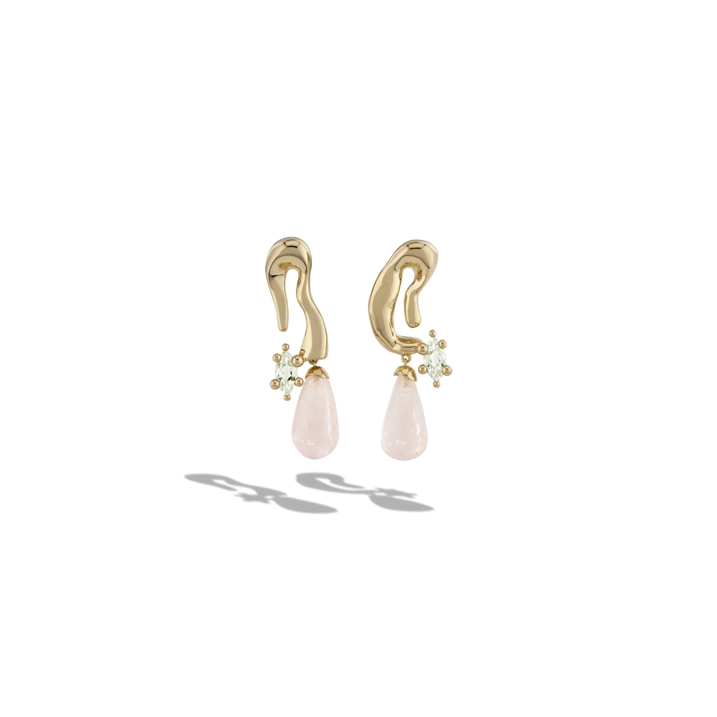 Mini Petal Drop Earrings
