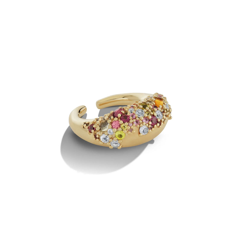 Encrusted Abstract Ear Cuff
