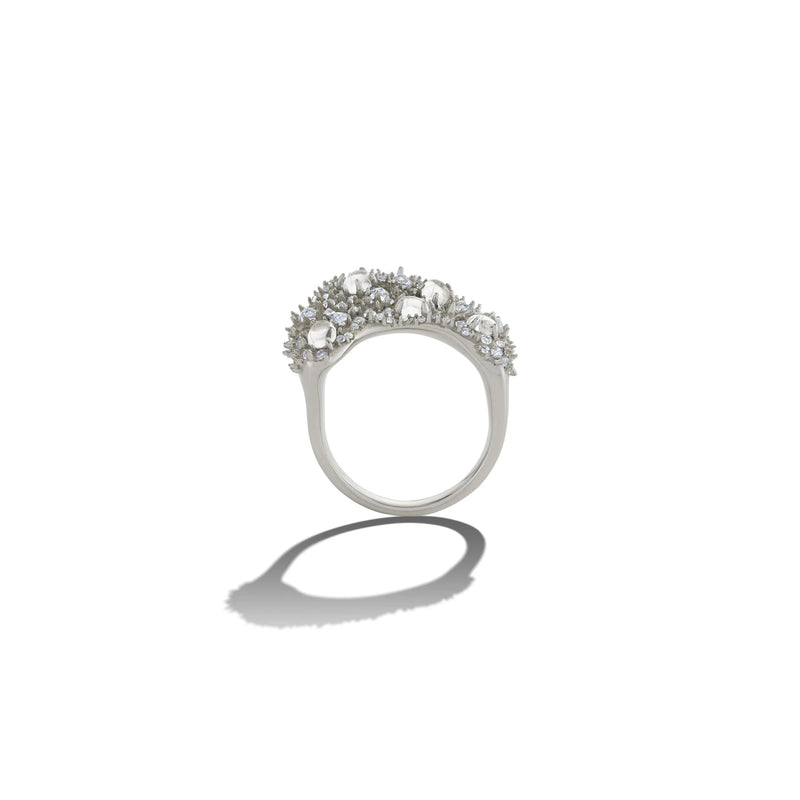 Encrusted Wavy Ring