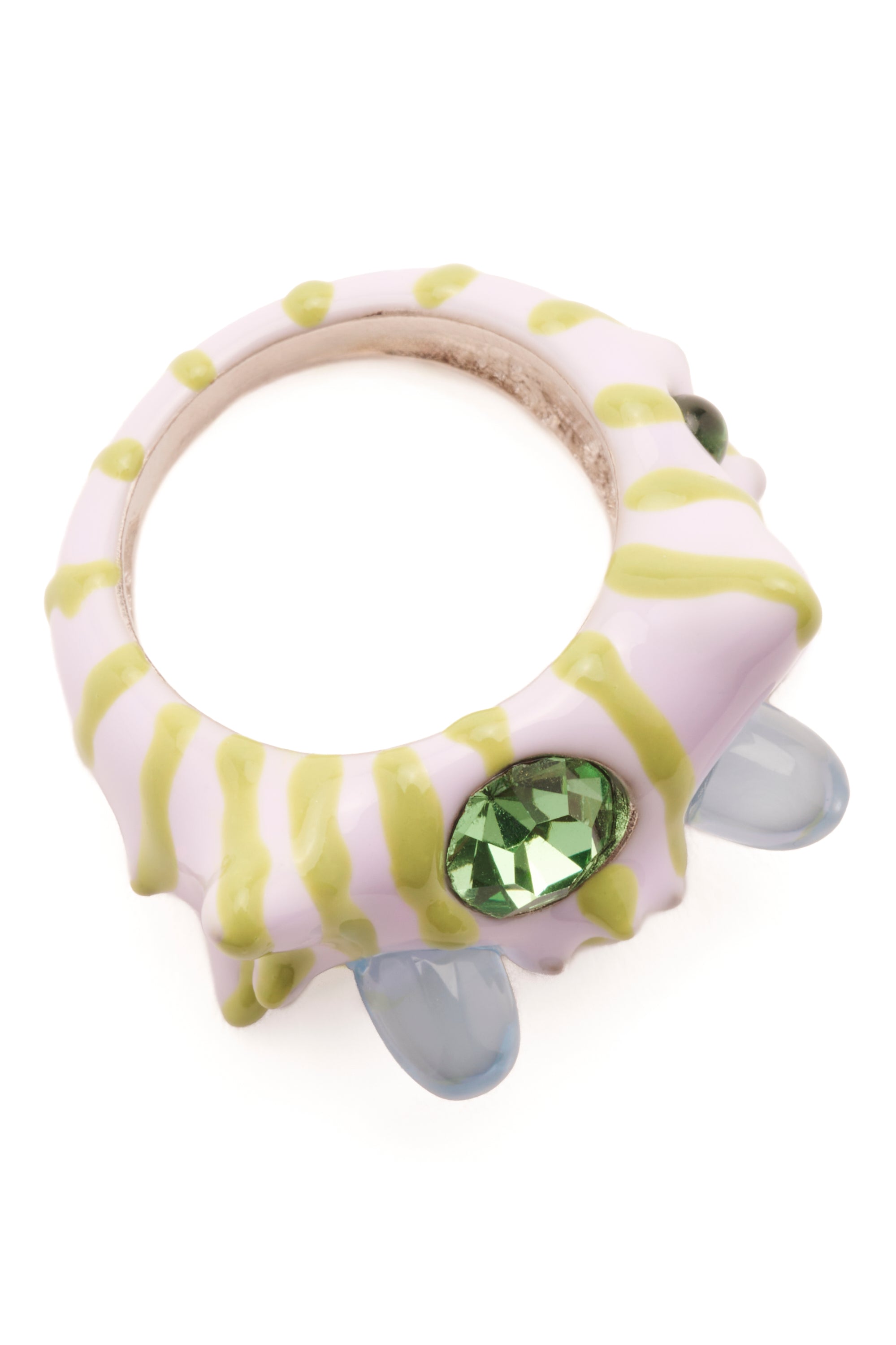 LILAC STRIPE ALIEN RING