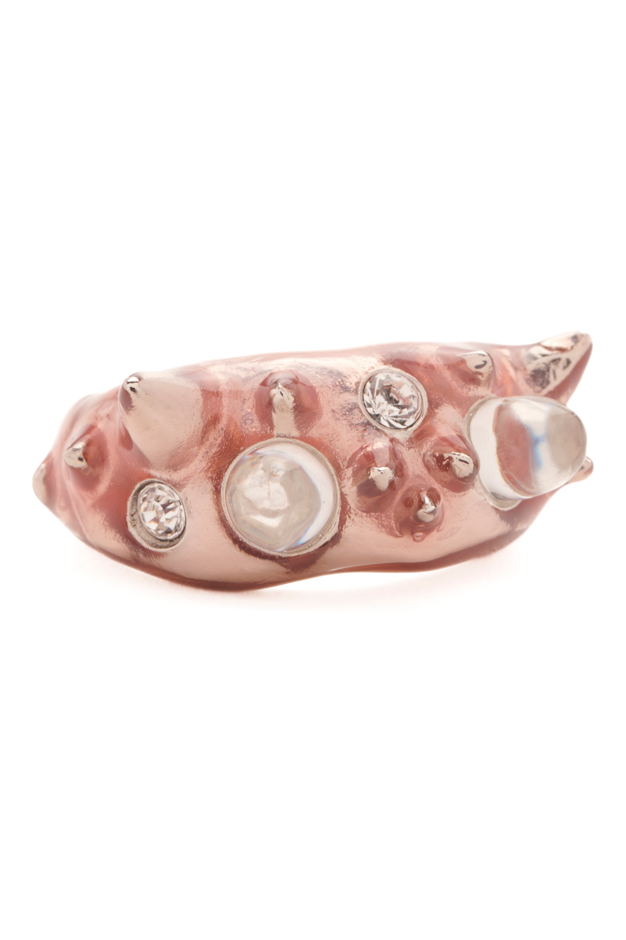 SOFT PINK DEMI ALIEN RING