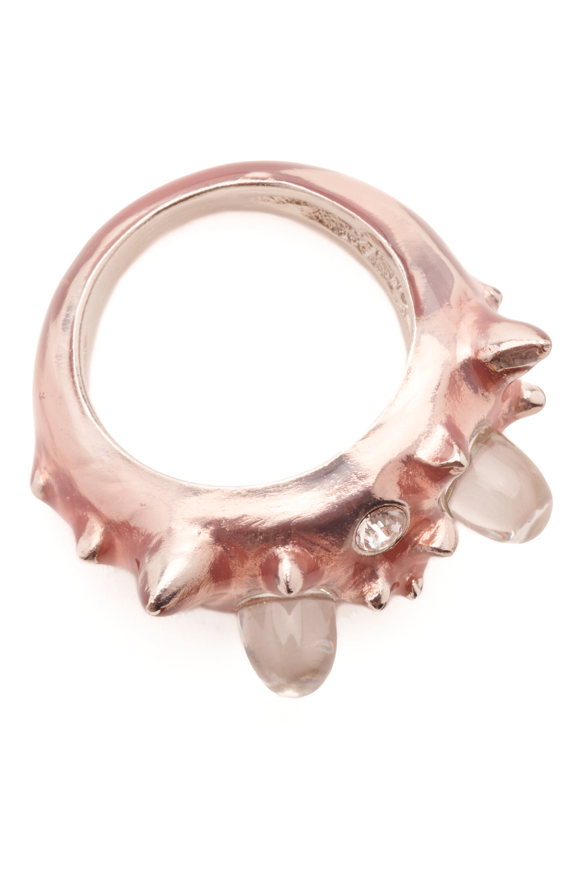 SOFT PINK DEMI ALIEN RING