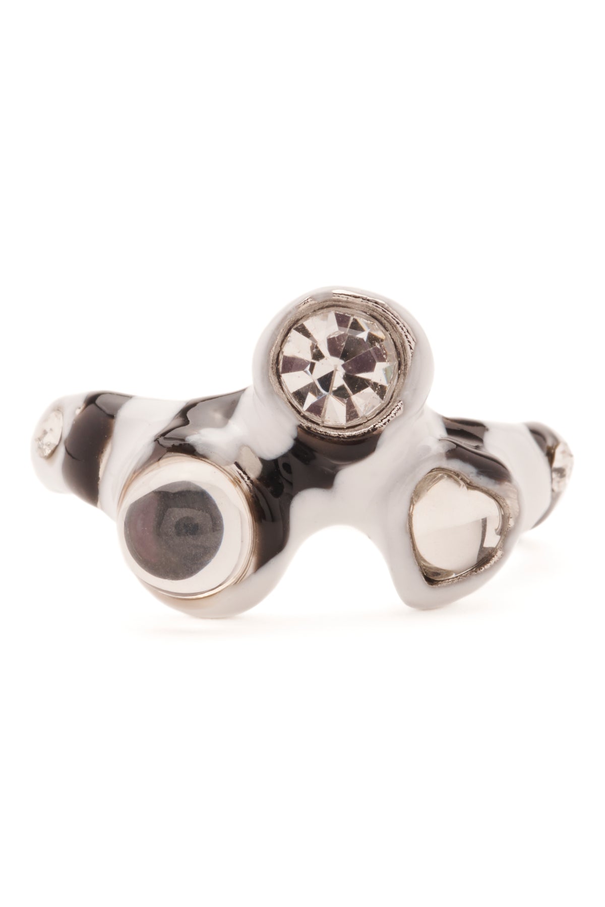 ZEBRA STRIPE FLORENCE RING