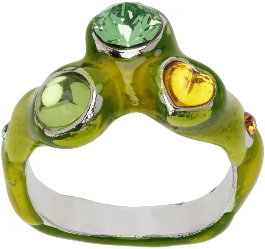 LIME MULTI FLORENCE RING
