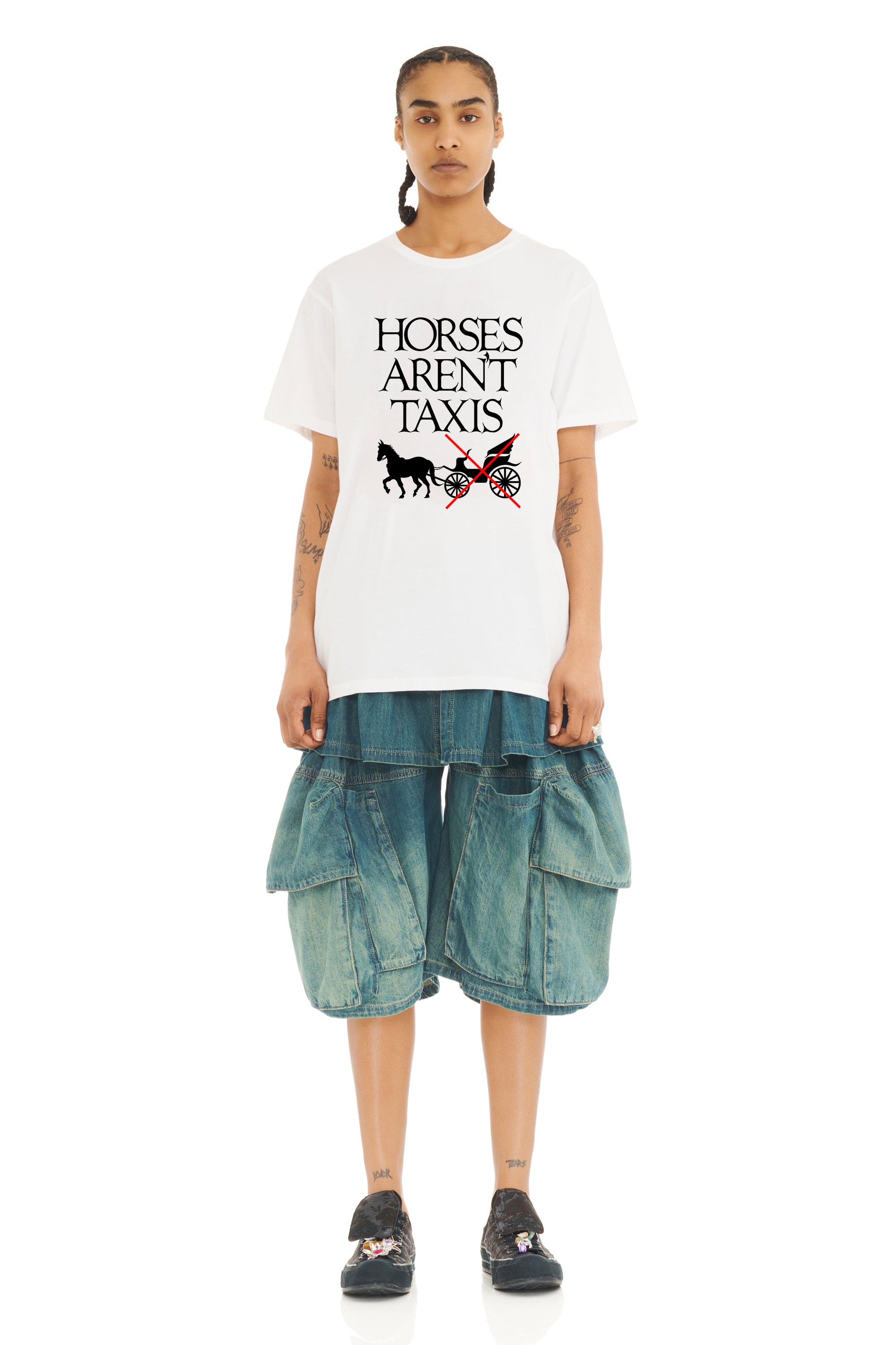 HORSES AREN'T TAXIS TEE x PETA