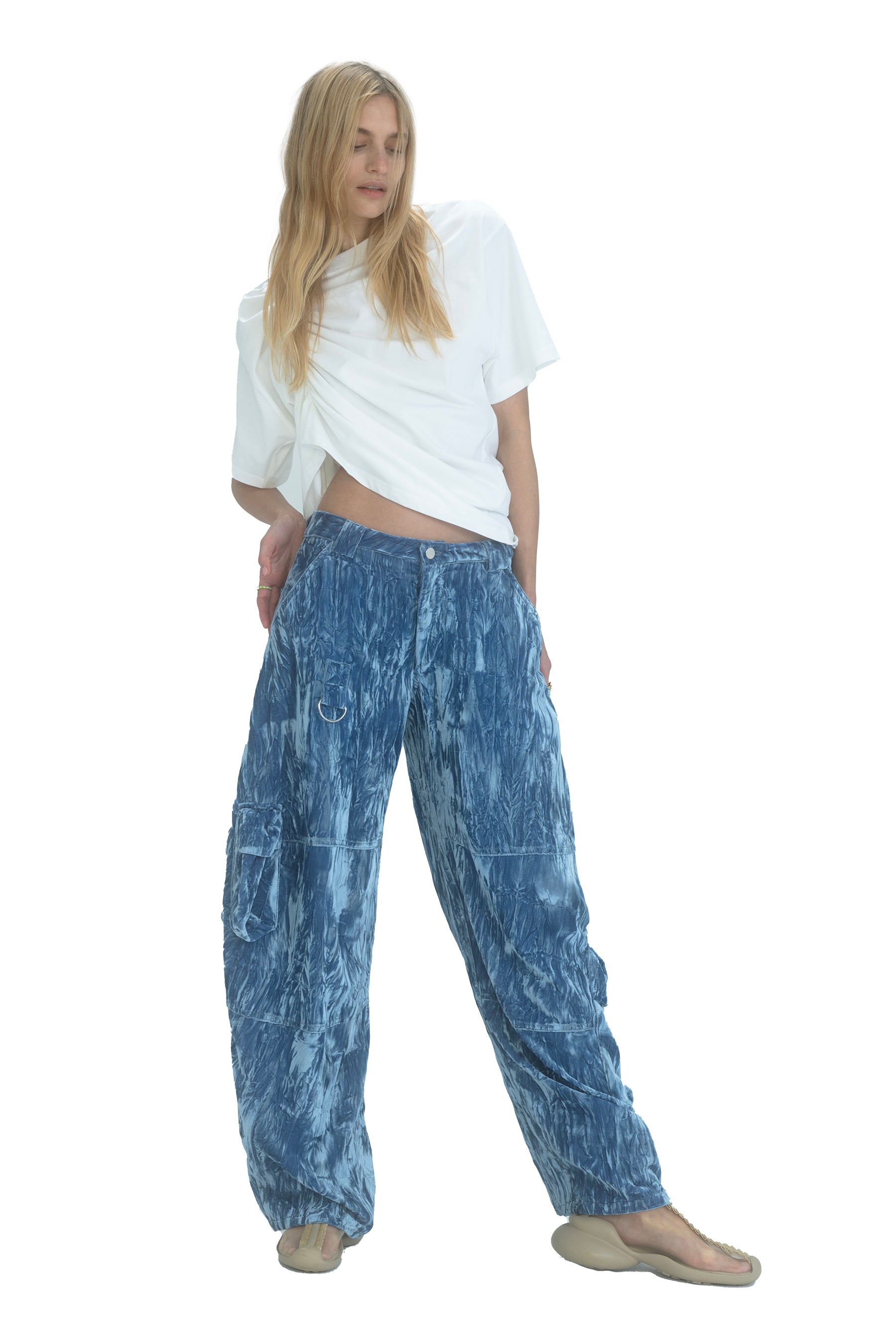 SKY VELVET LAWN CARGO