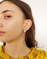 SOFT PINK EMERALD STELLA STUDS